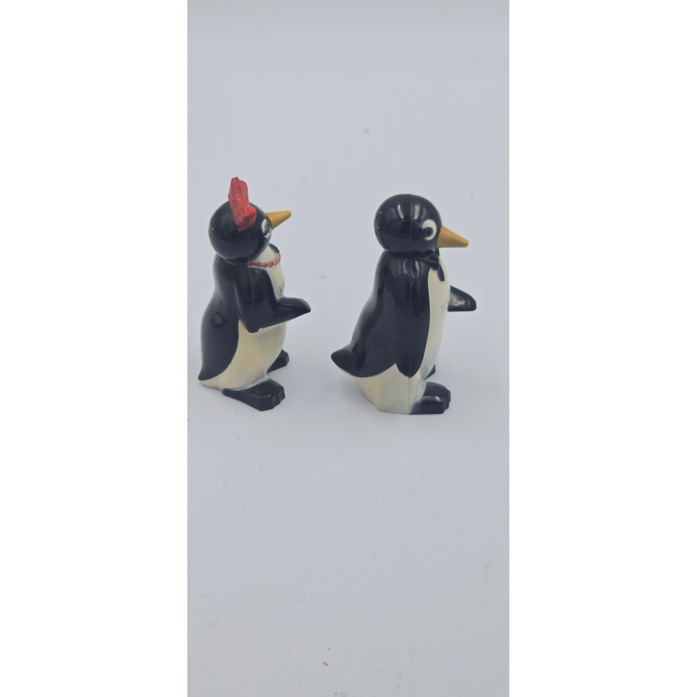 Vtg 1950s Kool Cigarettes Willie Millie Penguin Salt Pepper Shakers F&F ( - Picture 2 of 7